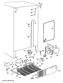 04 - Section4 parts for Ge Refrigerator MSX22BRSAAD from AppliancePartsPros.com