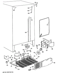 04 - Section4 parts for Ge Refrigerator MSX22BRSBAD from AppliancePartsPros.com