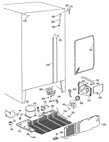 04 - Section4 parts for Ge Refrigerator MSX22BRSMAD from AppliancePartsPros.com