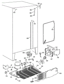 04 - Section4 parts for Ge Refrigerator MSX22GRSMWH from AppliancePartsPros.com