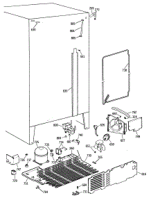 04 - Section4 parts for Ge Refrigerator MSX22KWSMWH from AppliancePartsPros.com