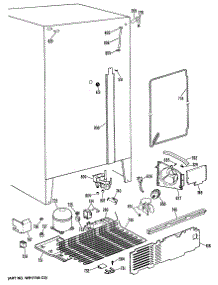 04 - Section4 parts for Ge Refrigerator MSX24DRAWH from AppliancePartsPros.com
