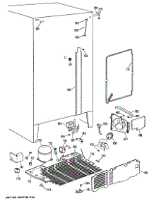 04 - Section4 parts for Ge Refrigerator MSX24GRSAWH from AppliancePartsPros.com