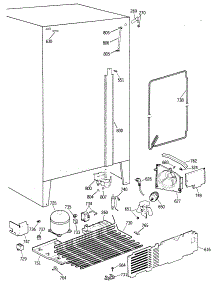 04 - Section4 parts for Ge Refrigerator MSX24KWXAWH from AppliancePartsPros.com