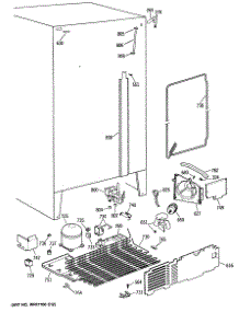 05 - Section5 parts for Ge Refrigerator MSX27DRTAAA from AppliancePartsPros.com