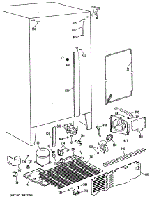 04 - Section4 parts for Ge Refrigerator MSXH24DLR from AppliancePartsPros.com