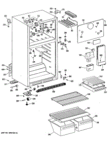 02 - Section2 parts for Ge Refrigerator MTE14EPDRAD from AppliancePartsPros.com