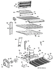 03 - Section3 parts for Ge Refrigerator MTE18EPERWH from AppliancePartsPros.com