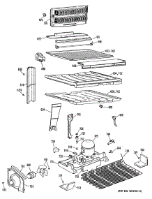 03 - Section3 parts for Ge Refrigerator MTE18EPFRWH from AppliancePartsPros.com