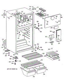 02 - Section2 parts for Ge Refrigerator MTG14EAXHRWH from AppliancePartsPros.com