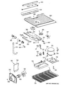 03 - Section3 parts for Ge Refrigerator MTG16EAXHRWH from AppliancePartsPros.com