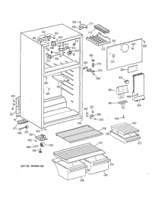 02 - Cabinet parts for Ge Refrigerator MTT14EABRRWW from AppliancePartsPros.com