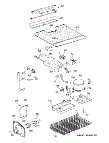 03 - Section3 parts for Ge Refrigerator MTX14CYXKRAD from AppliancePartsPros.com