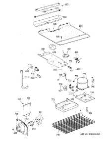 03 - Section3 parts for Ge Refrigerator MTX16CYXKRWH from AppliancePartsPros.com