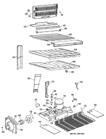 03 - Section3 parts for Ge Refrigerator MTX18ELGRAD from AppliancePartsPros.com