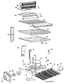 03 - Section3 parts for Ge Refrigerator MTX18EMRRHA from AppliancePartsPros.com
