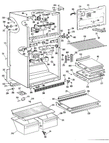 02 - Section2 parts for Ge Refrigerator MTX18GMBRAD from AppliancePartsPros.com