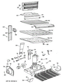 03 - Section3 parts for Ge Refrigerator MTX18GRJRWH from AppliancePartsPros.com