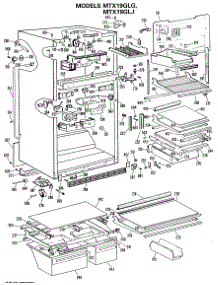 02 - Section2 parts for Ge Refrigerator MTX19GLGRAD from AppliancePartsPros.com