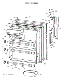 02 - Fresh Foo Door parts for Ge Refrigerator MTX21EASNRAD from AppliancePartsPros.com