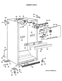 03 - Cabinet Parts parts for Ge Refrigerator MTX21EASNRAD from AppliancePartsPros.com