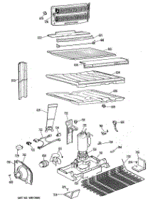 03 - Section3 parts for Ge Refrigerator MTX21GMBRWH from AppliancePartsPros.com