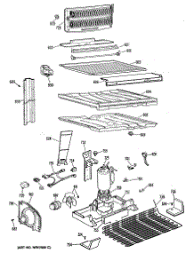 03 - Section3 parts for Ge Refrigerator MTX22GPBRWH from AppliancePartsPros.com
