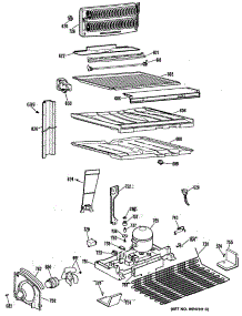 03 - Section3 parts for Ge Refrigerator MTX22GPKRAD from AppliancePartsPros.com