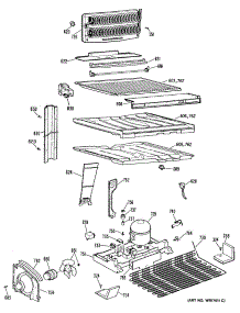 03 - Section3 parts for Ge Refrigerator MTX24GRERWH from AppliancePartsPros.com