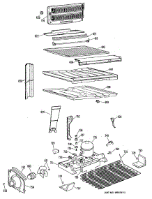 03 - Section3 parts for Ge Refrigerator MTX25GLGRAD from AppliancePartsPros.com