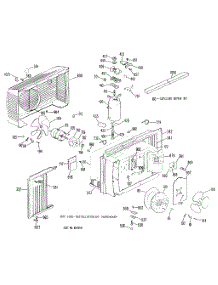 02 - Section2 parts for Ge Air Conditioner NTP05LAB2 from AppliancePartsPros.com
