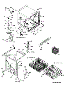 02 - Section2 parts for Ge Dishwasher PDB462K-01 from AppliancePartsPros.com