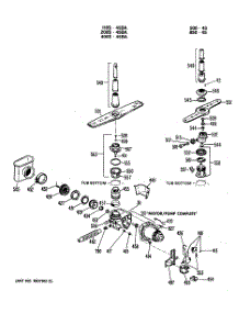 03 - Section3 parts for Ge Dishwasher PSD110S-45BA from AppliancePartsPros.com