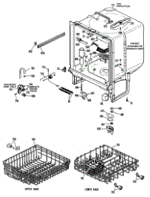 02 - Section2 parts for Ge Dishwasher PSD2260K20 from AppliancePartsPros.com