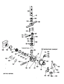 03 - Section3 parts for Ge Dishwasher PSD2260K20 from AppliancePartsPros.com
