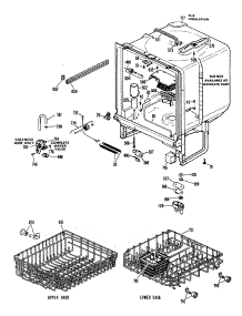 02 - Section2 parts for Ge Dishwasher PSD2260K25 from AppliancePartsPros.com
