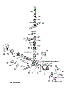 03 - Section3 parts for Ge Dishwasher PSD2260K25 from AppliancePartsPros.com