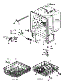 02 - Section2 parts for Ge Dishwasher PSD400S-45BA from AppliancePartsPros.com