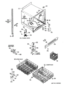 02 - Section2 parts for Ge Dishwasher PSD460K-02 from AppliancePartsPros.com