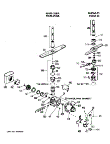 03 - Section3 parts for Ge Dishwasher PSD465M-25BA from AppliancePartsPros.com