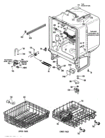 02 - Section2 parts for Ge Dishwasher PSD850S-48 from AppliancePartsPros.com
