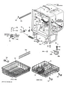 02 - Section2 parts for Ge Dishwasher PSD900X-66BA from AppliancePartsPros.com