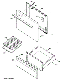 03 - Section3 parts for Ge Range RB525S2 from AppliancePartsPros.com