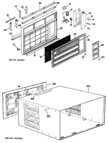 03 - Section3 parts for Ge Air Conditioner SL214 from AppliancePartsPros.com