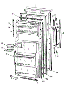 03 - Section3 parts for Ge Refrigerator TA11SJBLWH from AppliancePartsPros.com