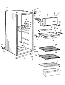 02 - Section2 parts for Ge Refrigerator TA11SLBRAD from AppliancePartsPros.com
