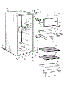 02 - Section2 parts for Ge Refrigerator TA14SLCRWH from AppliancePartsPros.com