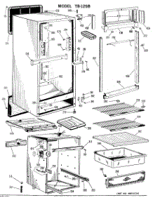 02 - Section2 parts for Ge Refrigerator TB12SBBR from AppliancePartsPros.com