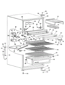 02 - Section2 parts for Ge Refrigerator TB13SKBLAD from AppliancePartsPros.com