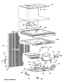 03 - Section3 parts for Ge Refrigerator TB13SPGLAD from AppliancePartsPros.com